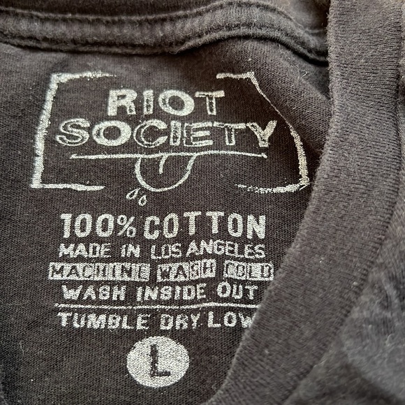 Riot Society Graphic T Men's L - Picture 4 of 4
